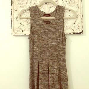 oatmeal flowy maxi dress